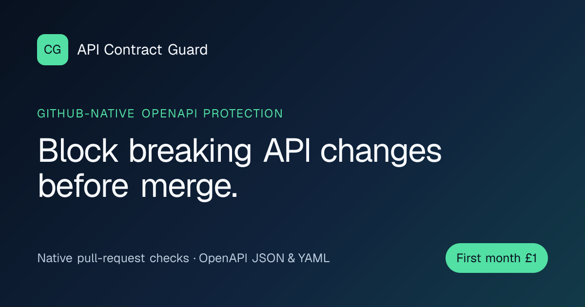 API Contract Guard — official preview image